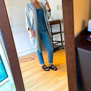 Cozy oversized gray cardigan American Apparel